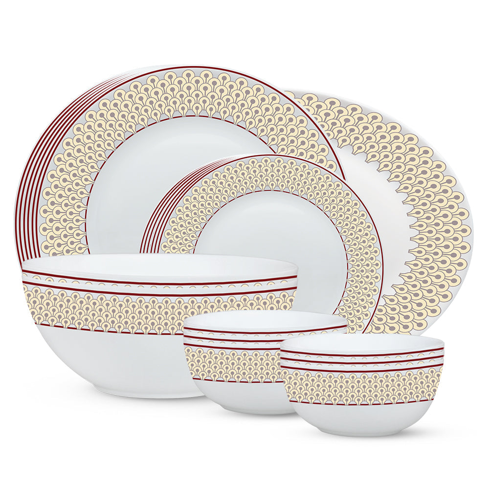 Larah by Borosil, Splenda Dinner Set, 21 pc