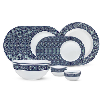 Larah by Borosil, Taj Dinner Set 21 pc Set: Serves 6