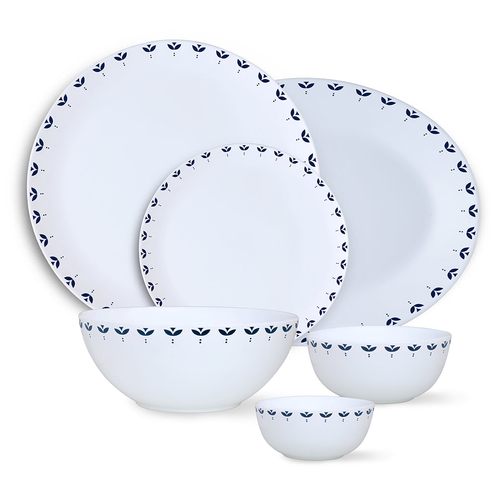 Larah by Borosil Fabula Dinner Set 27 pc Set: Serves 6