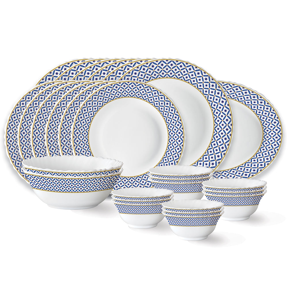 Larah by Borosil Juliet Dinner Set, 27 pc