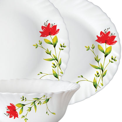 Larah by Borosil Oriental Dinner Set 27 pc Set: Serves 6