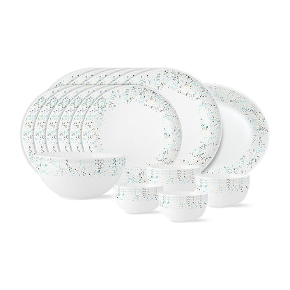 Larah by Borosil Riva Dinner Set 27 pc Set: Serves 6
