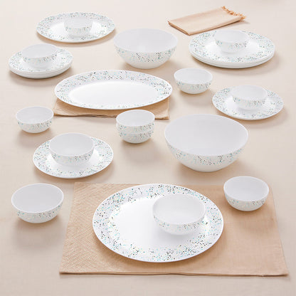 Larah by Borosil Riva Dinner Set 27 pc Set: Serves 6