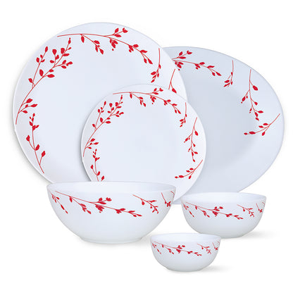 Larah by Borosil Vintage Dinner Set 27 pc Set: Serves 6