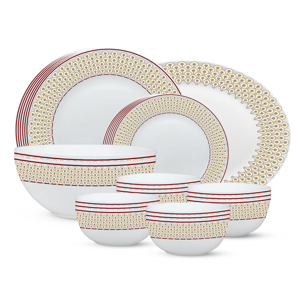 Larah by Borosil, Splenda Dinner Set, 27 pc