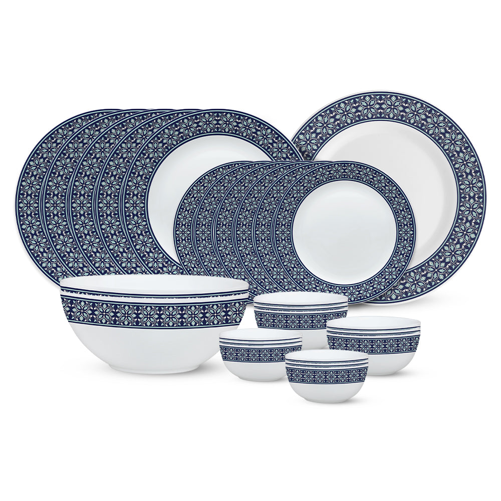 Larah by Borosil, Taj Dinner Set 27 pc Set: Serves 6