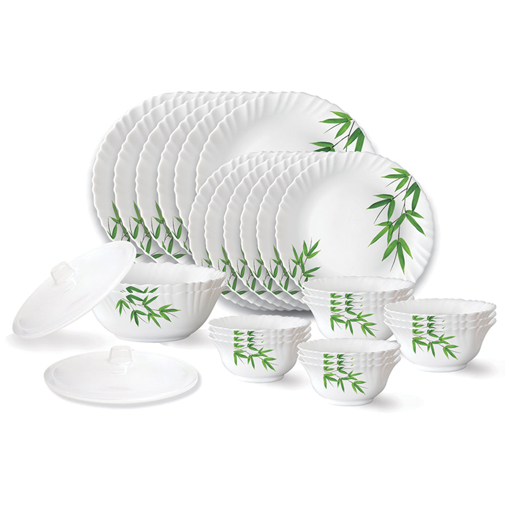 Larah Bamboo Leaves Dinner Set