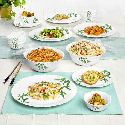 Larah Bamboo Leaves Dinner Set