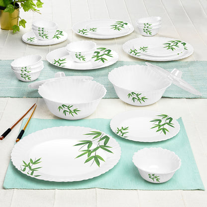 Larah Bamboo Leaves Dinner Set