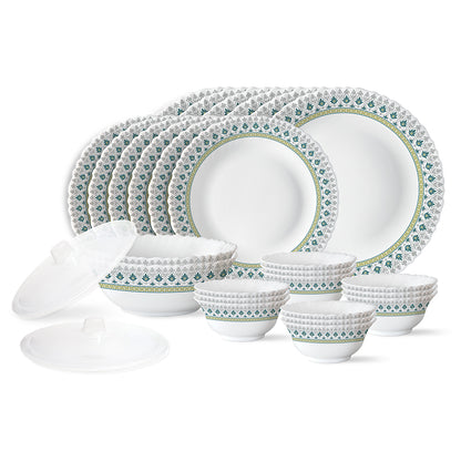 Larah by Borosil, Persia Dinner Set 28 pc Set: Serves 6