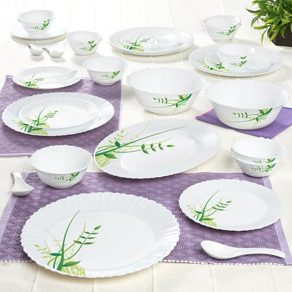 Larah Green Herbs Dinner Set