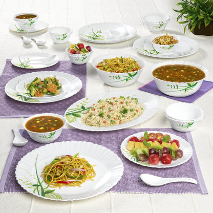 Larah Green Herbs Dinner Set