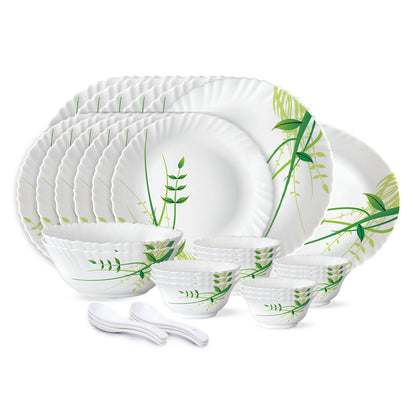 Larah Green Herbs Dinner Set