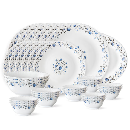 Larah by Borosil Helena Dinner Set 33 pc Set: Serves 6 (Option 1)