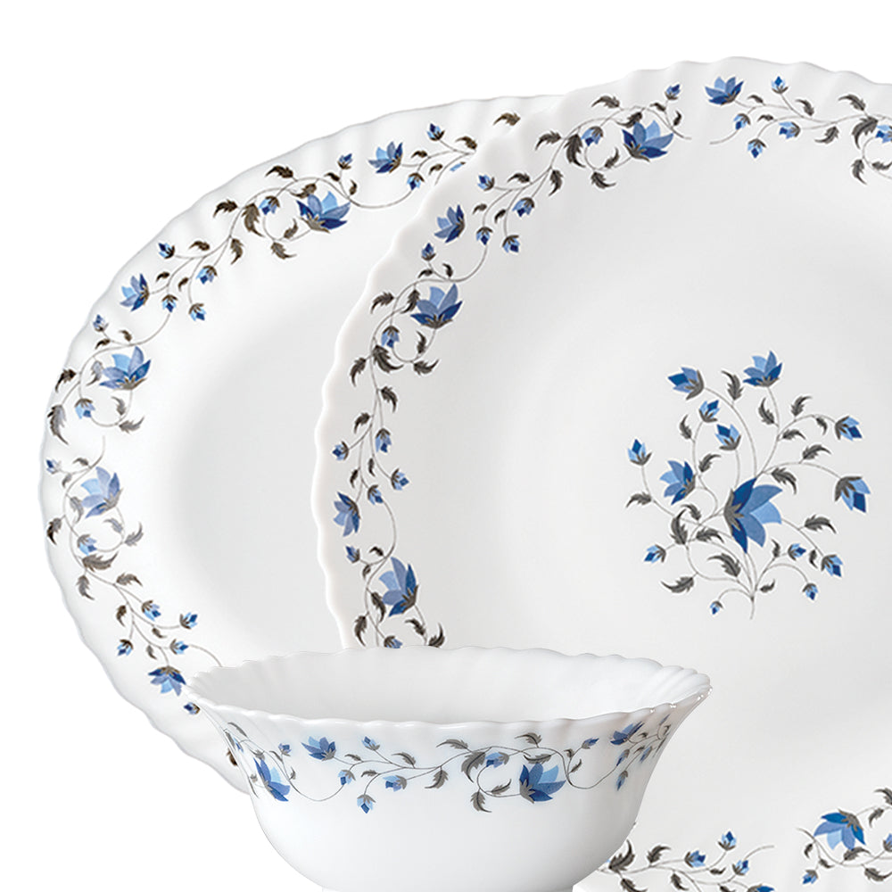 Larah by Borosil Helena Dinner Set 33 pc Set: Serves 6 (Option 1)