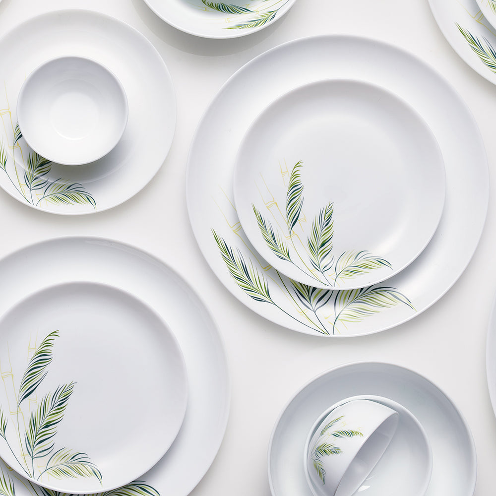 Larah by Borosil Breeze Dinner Set 36 pc Set: Serves 8