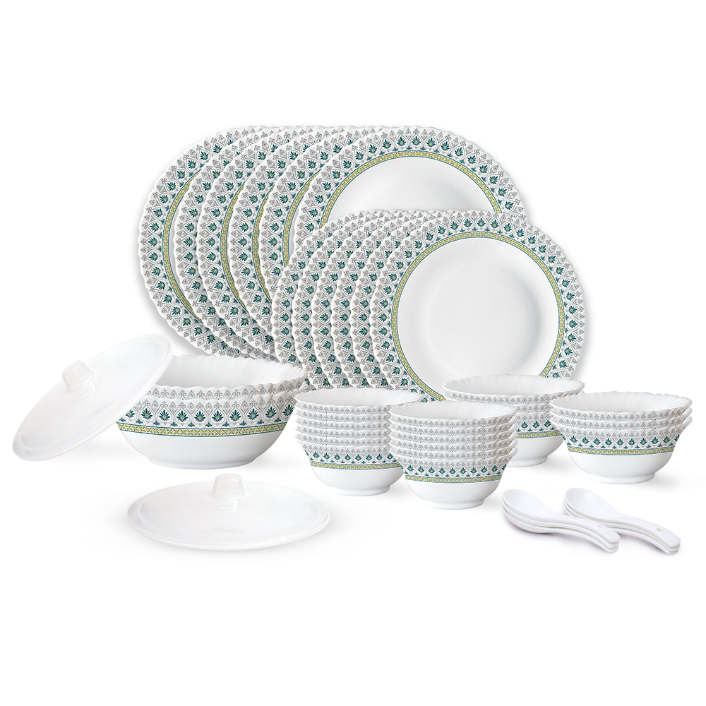 Larah by Borosil, Persia Dinner Set 40 pc Set: Serves 6