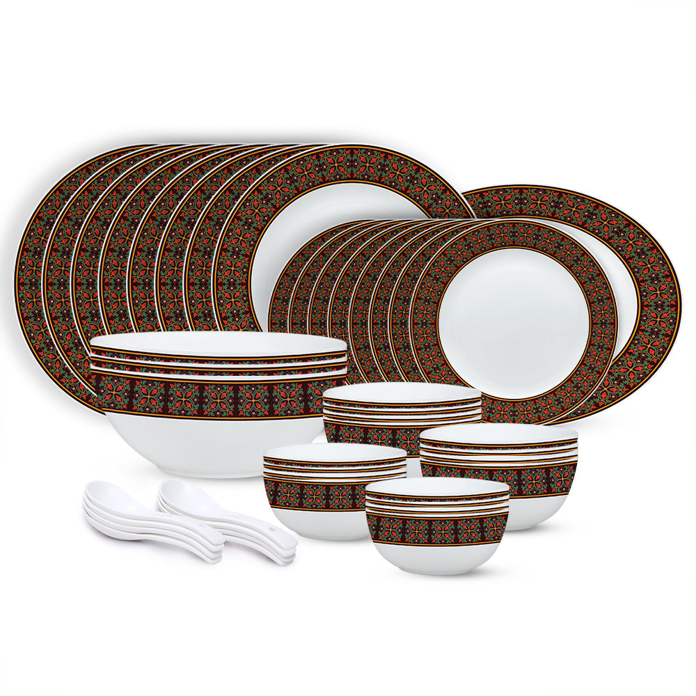Larah by Borosil, Minar Dinner Set, 21 pc