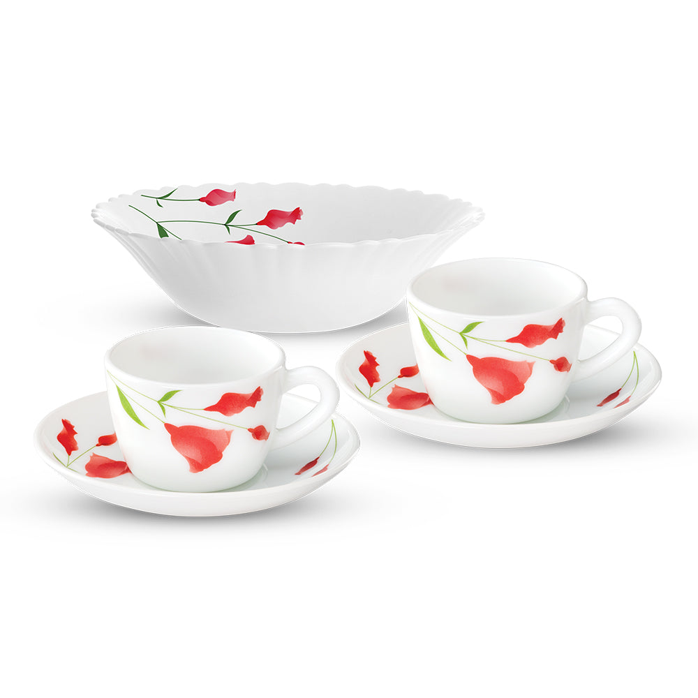 Larah By Borosil Diana Tea Set