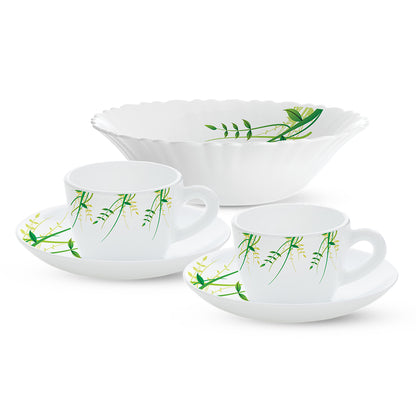 Larah Green Herbs Tea Set