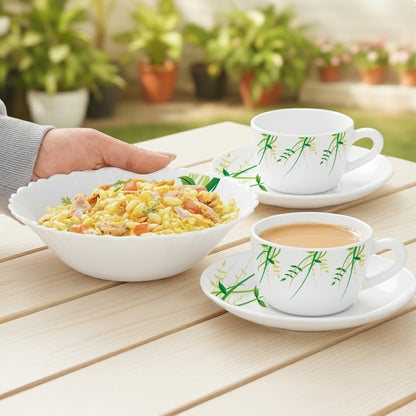 Larah Green Herbs Tea Set