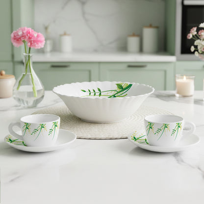 Larah Green Herbs Tea Set