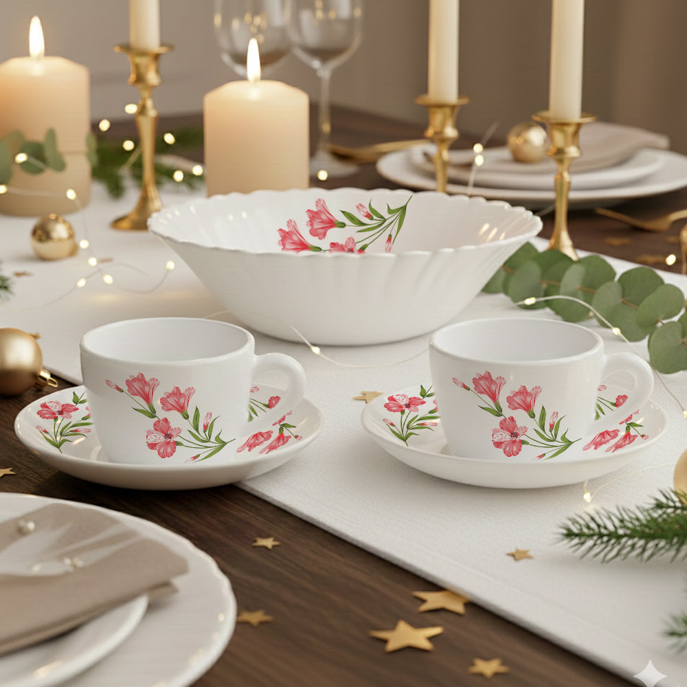 Larah Marina Tea Set, Peach