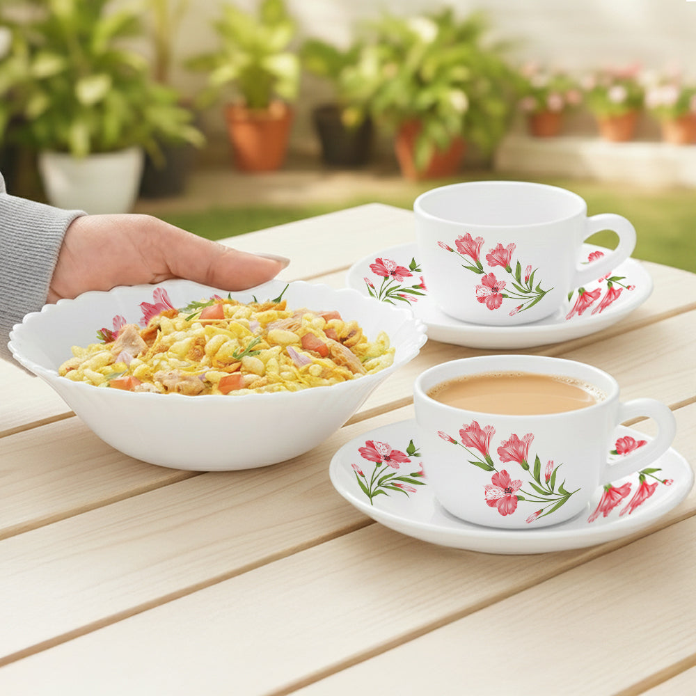 Larah Marina Tea Set, Peach