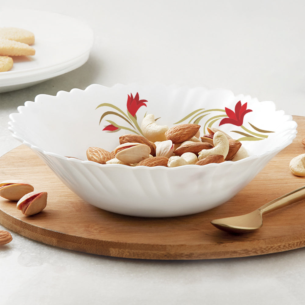 Larah By Borosil Red Lily Tea Set 5 pc set