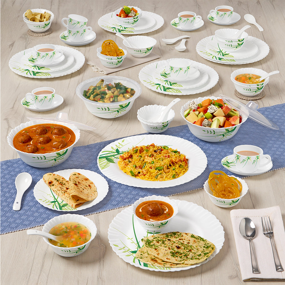 Larah Green Herbs Dinner Set