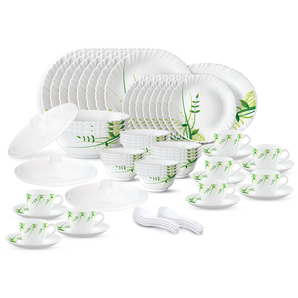 Larah Green Herbs Dinner Set