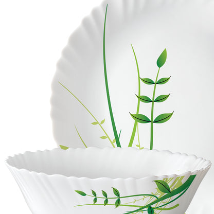Larah Green Herbs Dinner Set