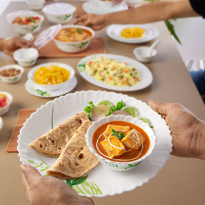 Larah Green Herbs Dinner Set