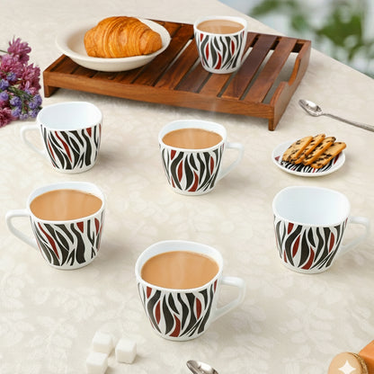 Larah Rocky Cup Set, Brown