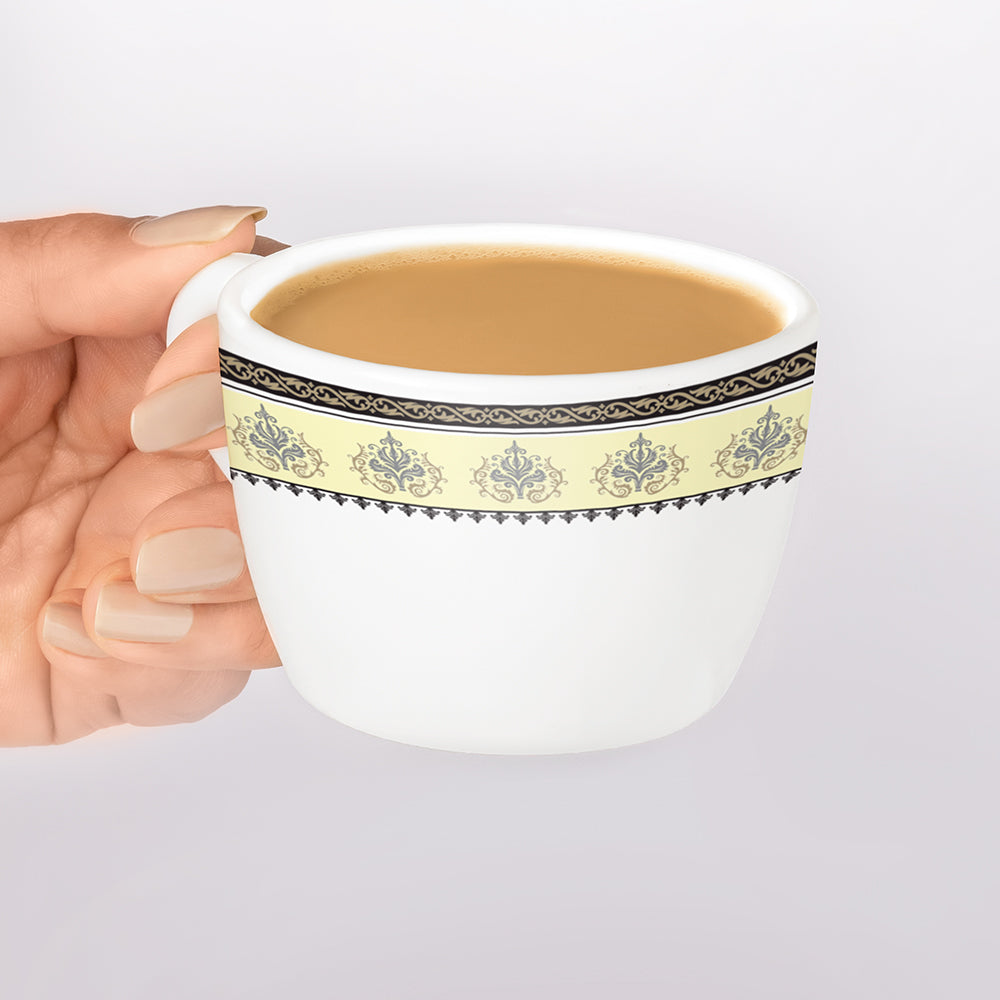 Larah By Borosil Amer Cup Set 140 ml x 6