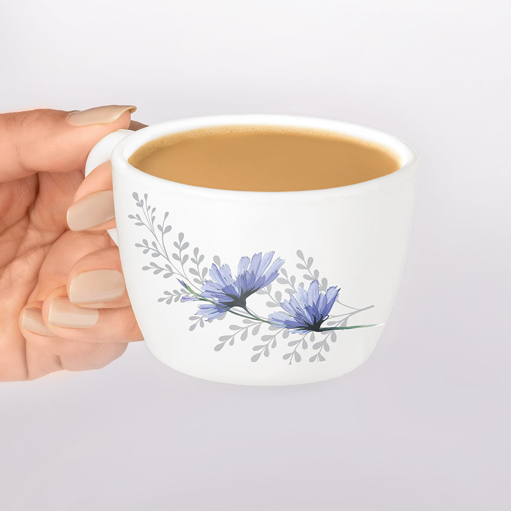 Larah By Borosil Bellflower Cup Set