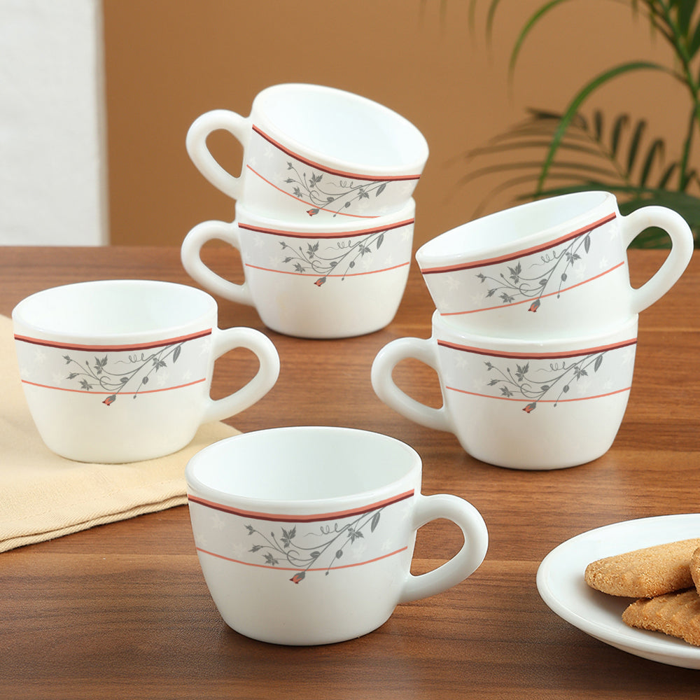 Larah By Borosil Quartz Cup Set