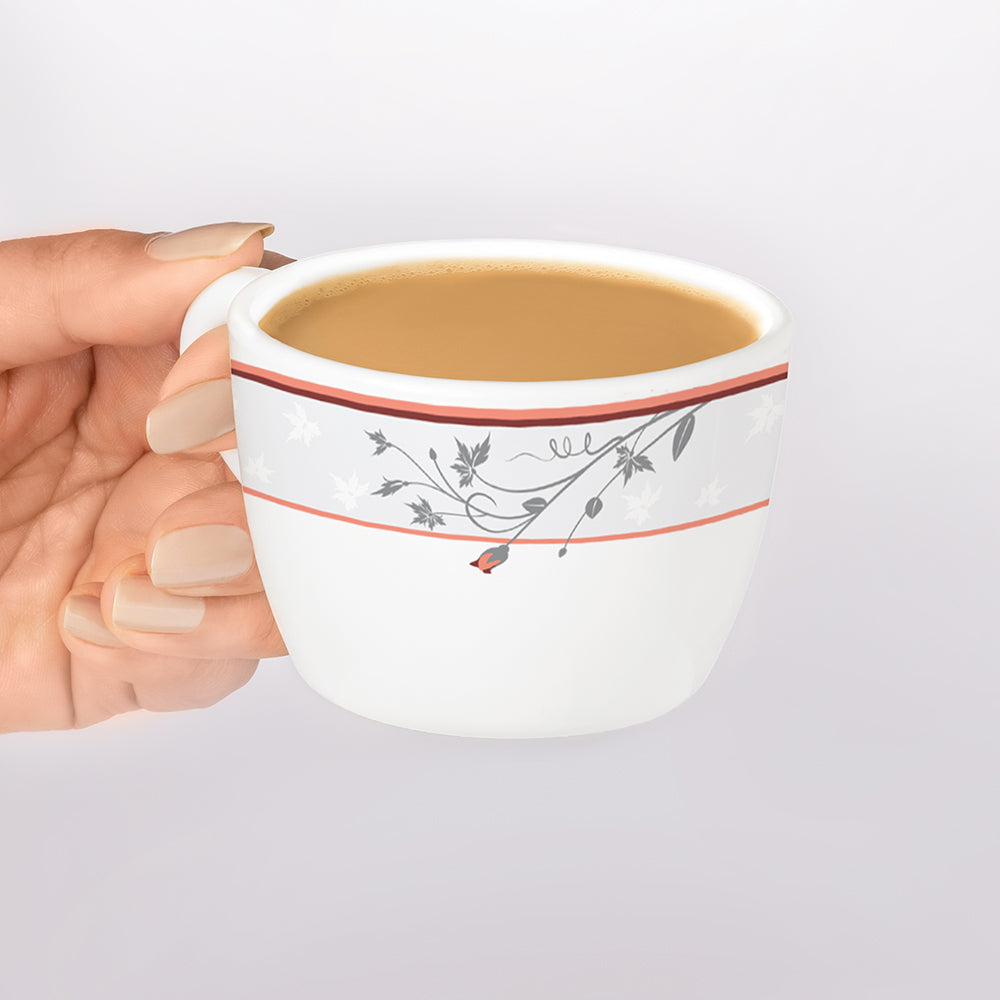 Larah By Borosil Quartz Cup Set