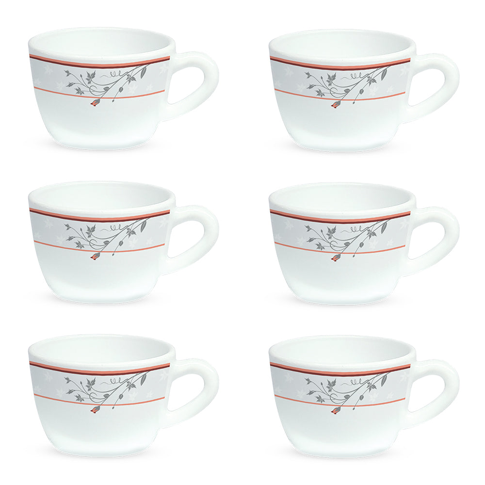 Larah By Borosil Quartz Cup Set