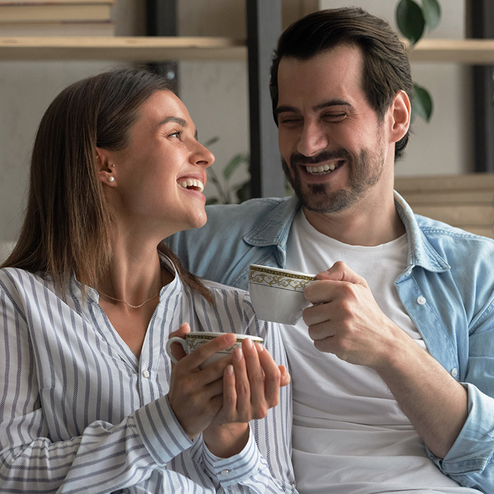 Larah By Borosil Royale Cup Set