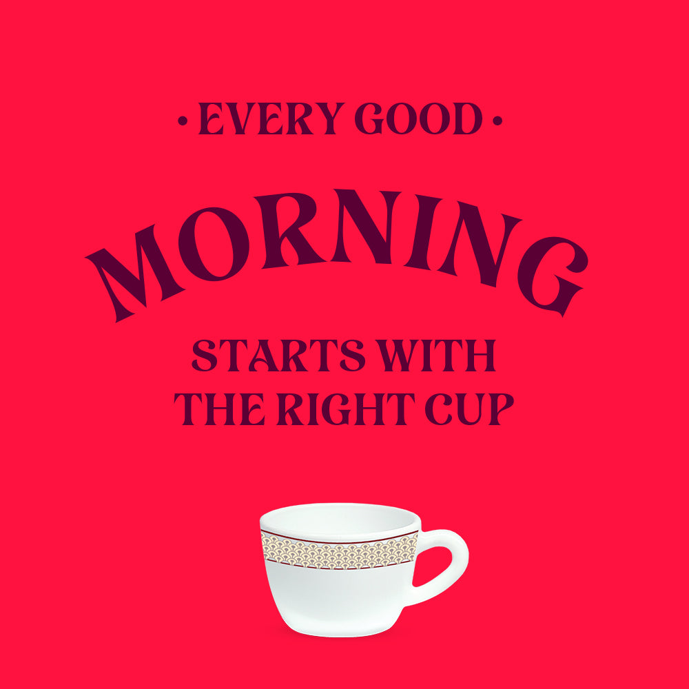 Larah By Borosil Splenda Cup Set 140 ml x 6