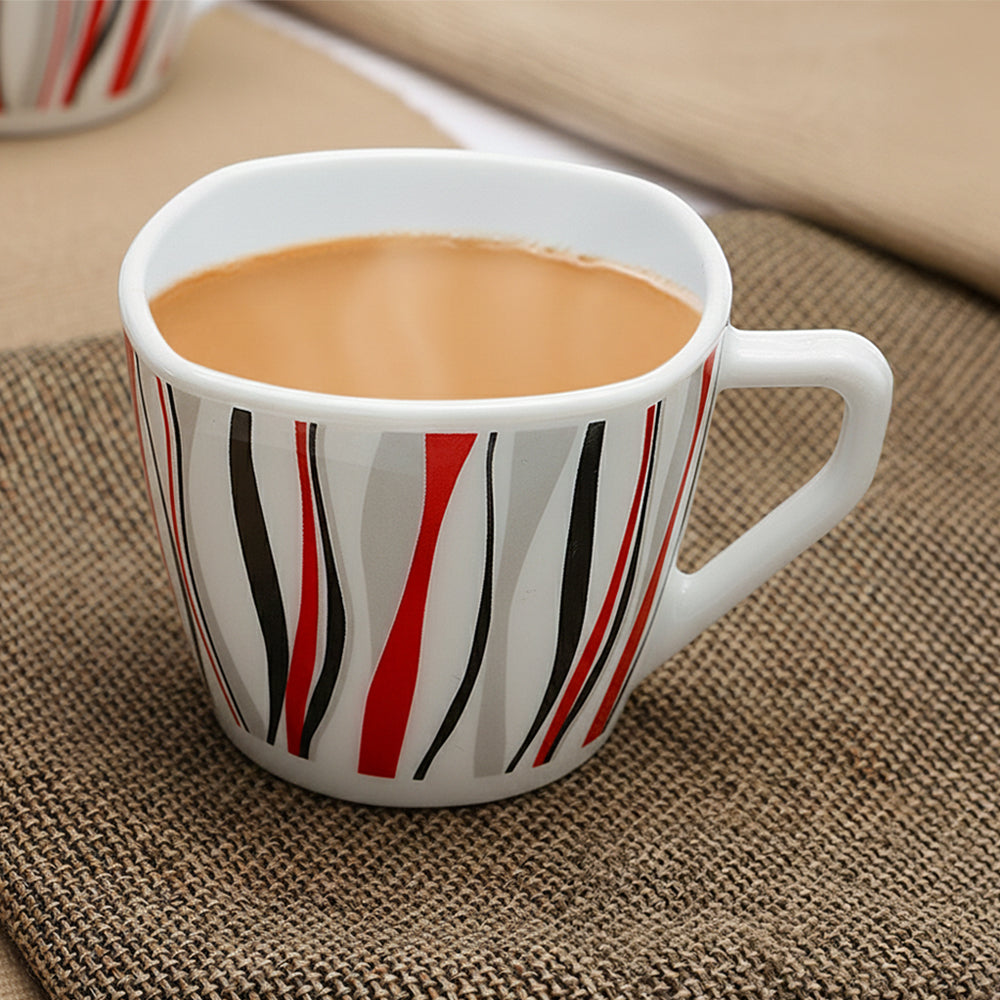 Larah By Borosil Rio Red Cup Set