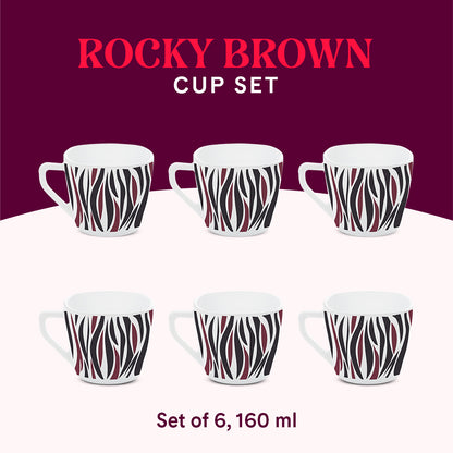 Larah Rocky Brown Cup Set