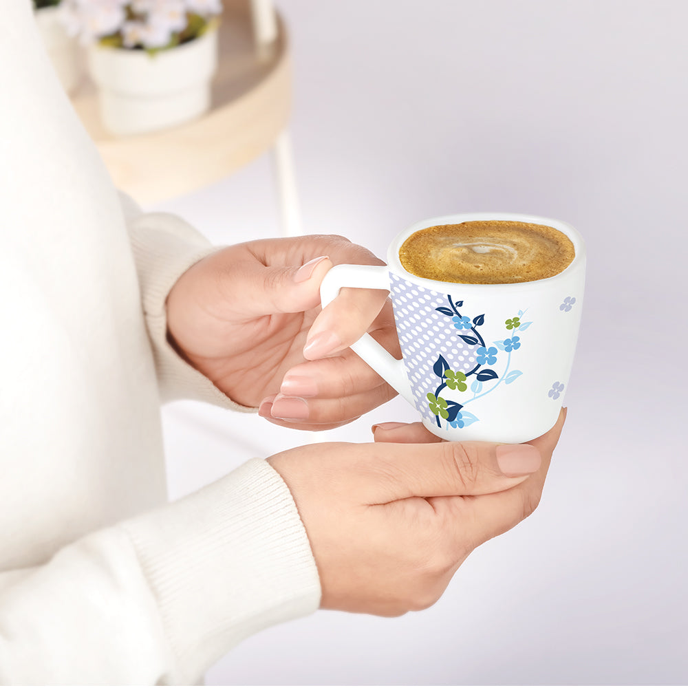 Larah Viola Blue Cup Set