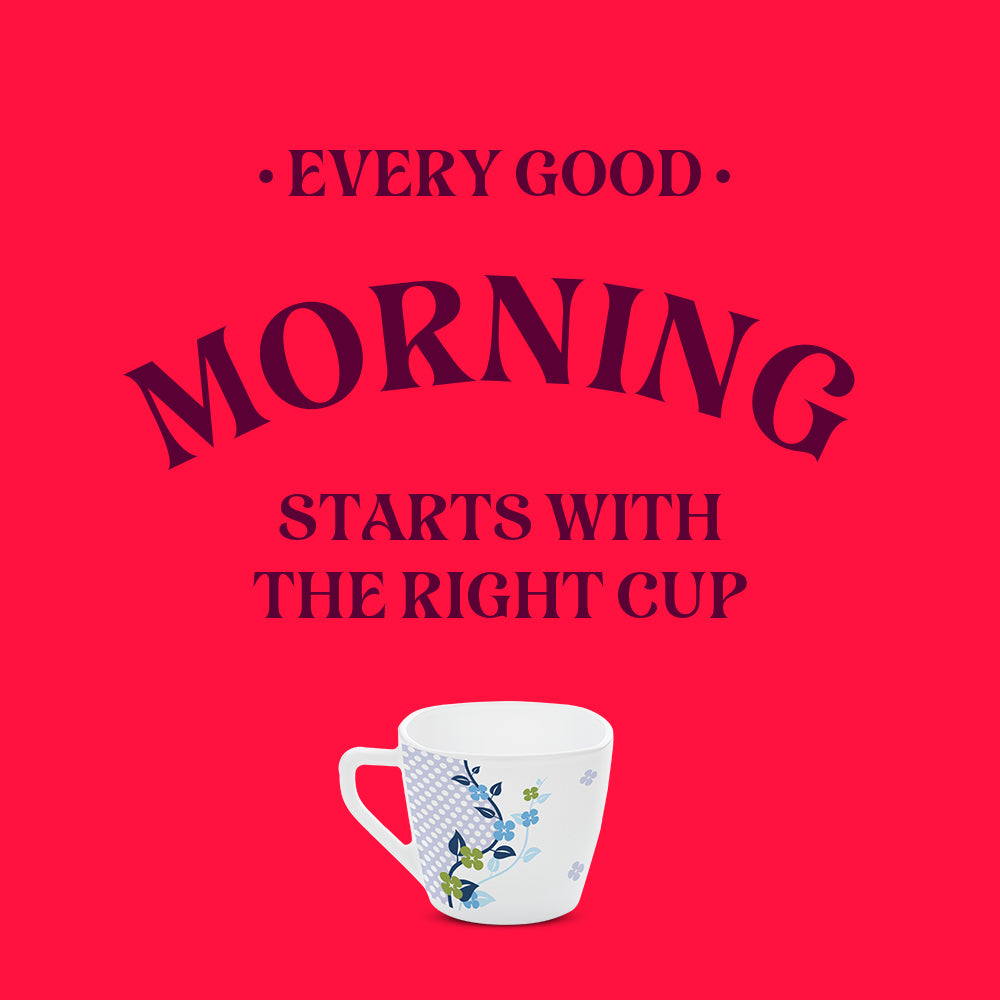 Larah Viola Blue Cup Set
