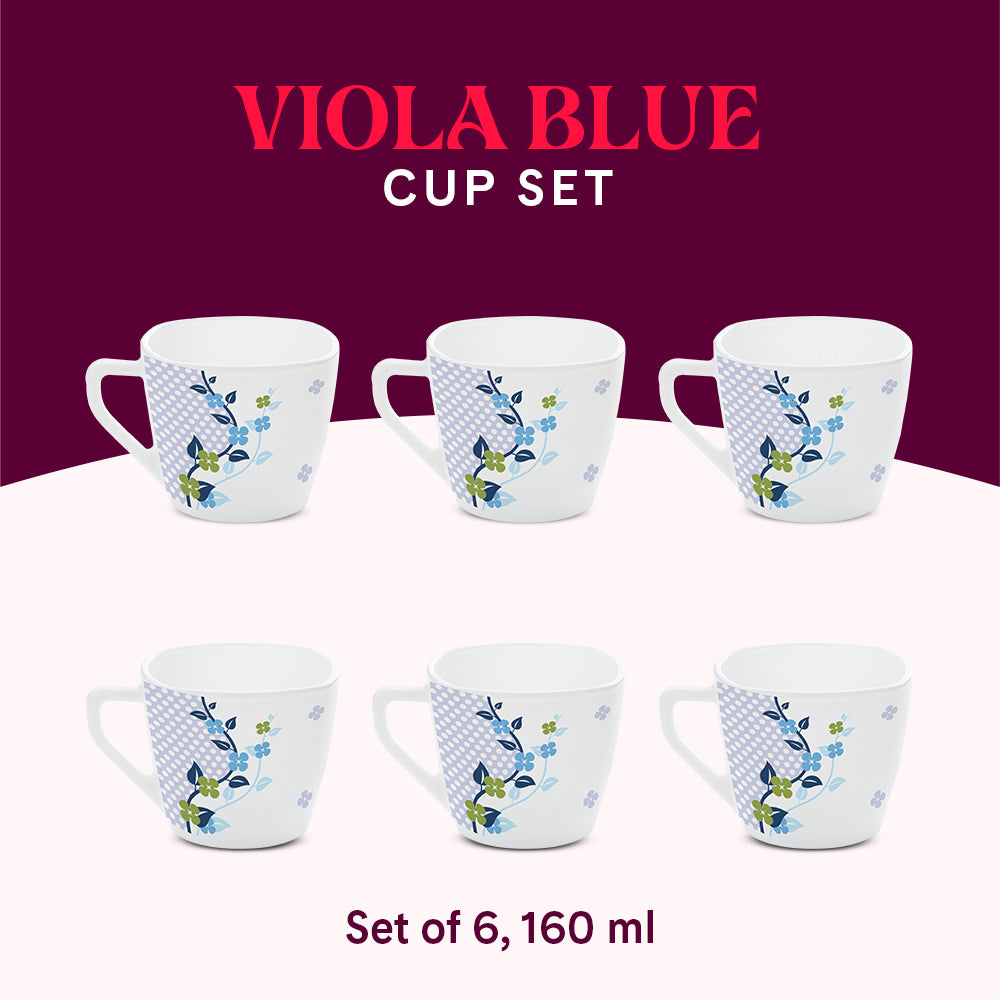 Larah Viola Blue Cup Set