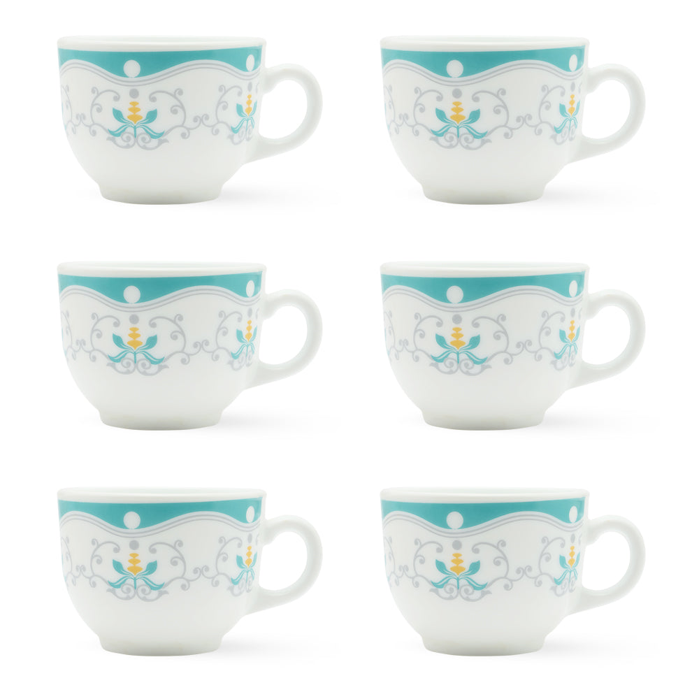 Larah By Borosil Royal Jade Cup Set