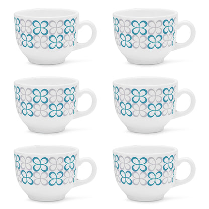 Larah By Borosil Sundrop Blue Cup Set