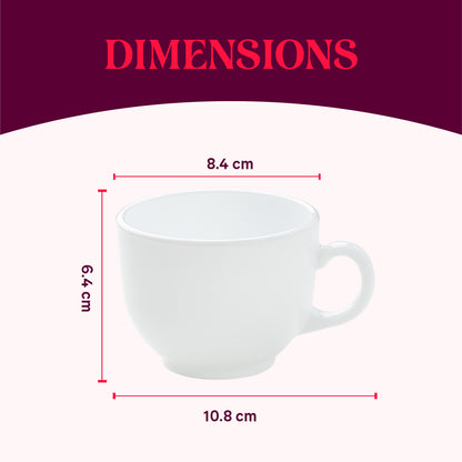 Larah By Borosil Sundrop Green Cup Set