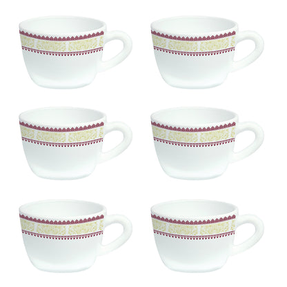 Larah by Borosil Elega Cup Set 90 ml x 6